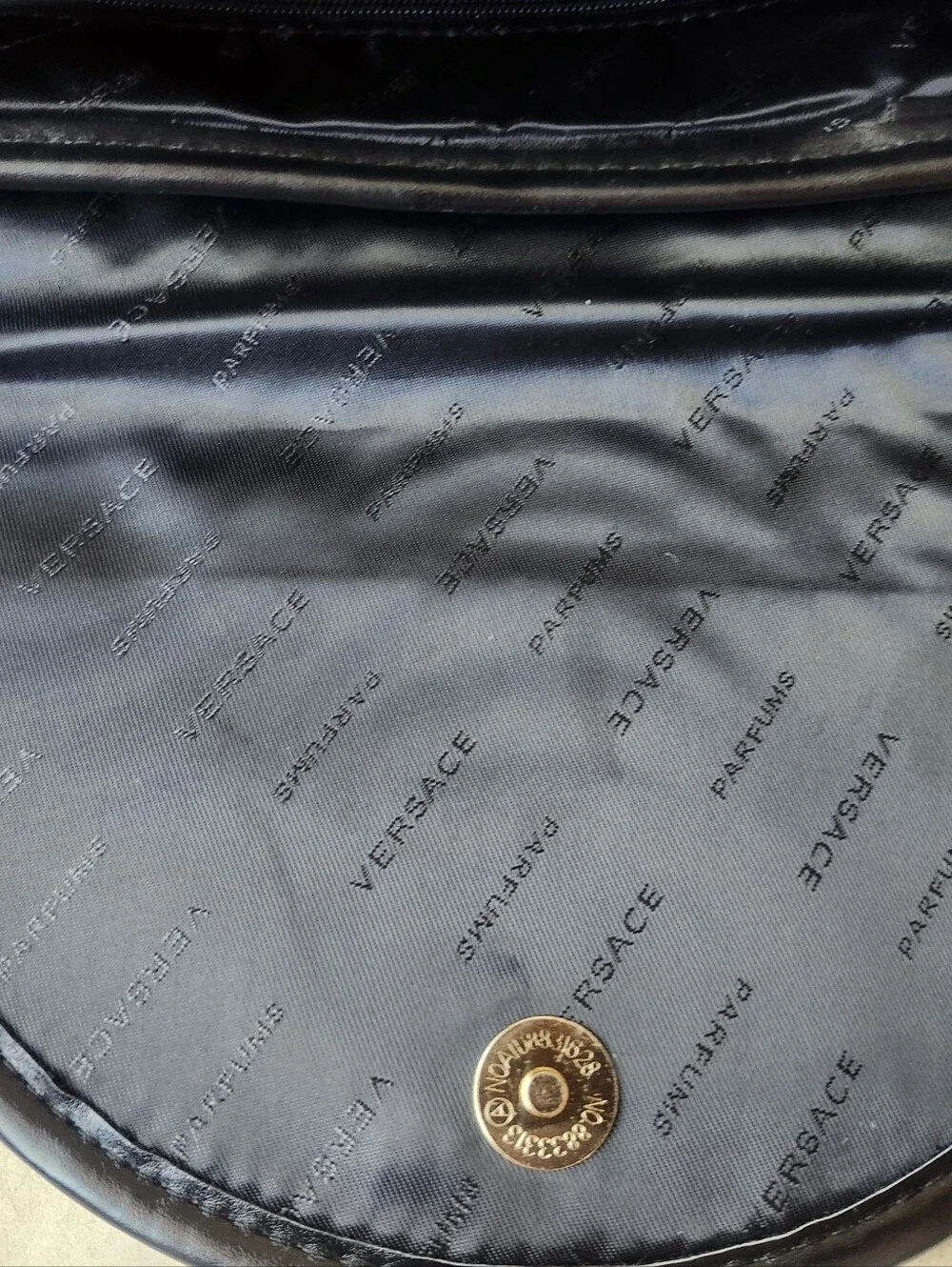 Black Quilted Wristlet Clutch